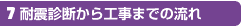 7.耐震診断から工事までの流れ